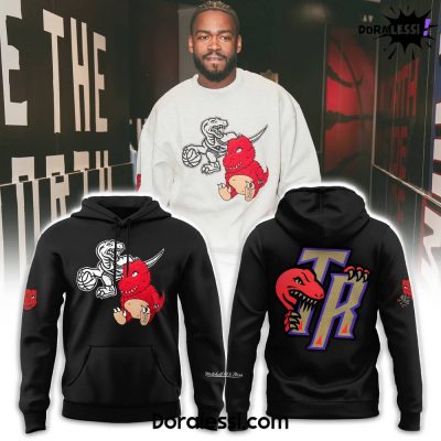 Toronto Raptors NBA Plush Doll Black Hoodie