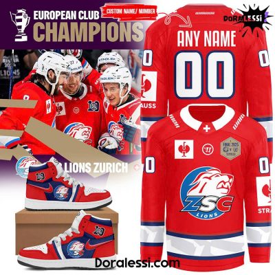 ZSC Lions Schweizer Meister 2025 CHL Final Hockey Jersey