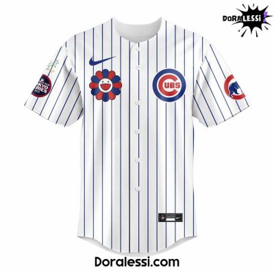 Chicago Cubs Takashi Murakami x MLB World Tour Tokyo Series Baseball Jersey