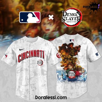 Cincinnati Reds MLB x DEMON SLAYER Limited Jersey