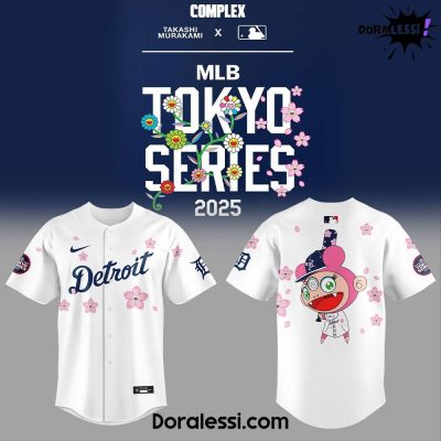 Detroit Tigers Takashi Murakami x MLB World Tour Tokyo Series Jersey