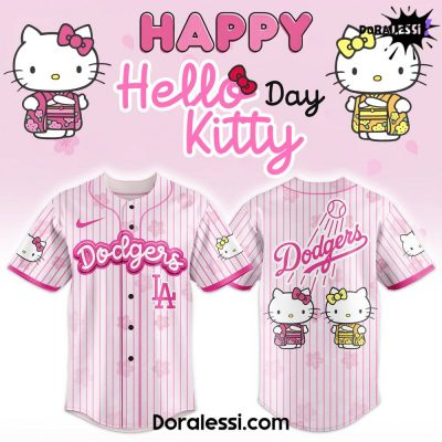 Los Angeles Dodgers x Hello Kitty 2025 Baseball Jersey