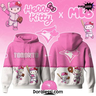 Toronto Blue Jays MLB x Hello Kitty Night Game Limited Edition Hoodie